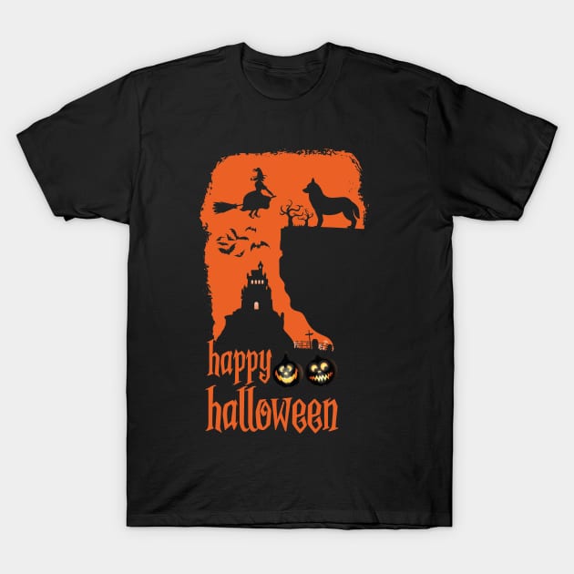 Siberian husky halloween costume T-Shirt by PhiloArt